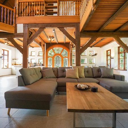 Ruhe unter Reet - Haus mit Sauna&Kamin im Grünen Gnarrenburg Exterior foto